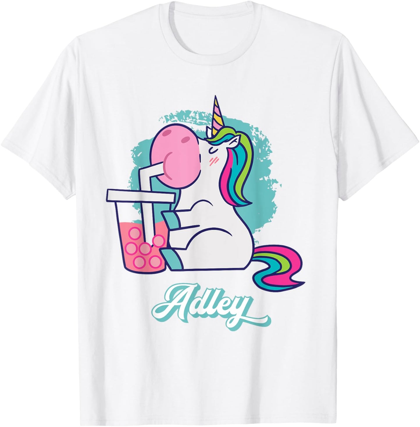Adley Merch Unicorn Design T-Shirt - T-Shirt | White