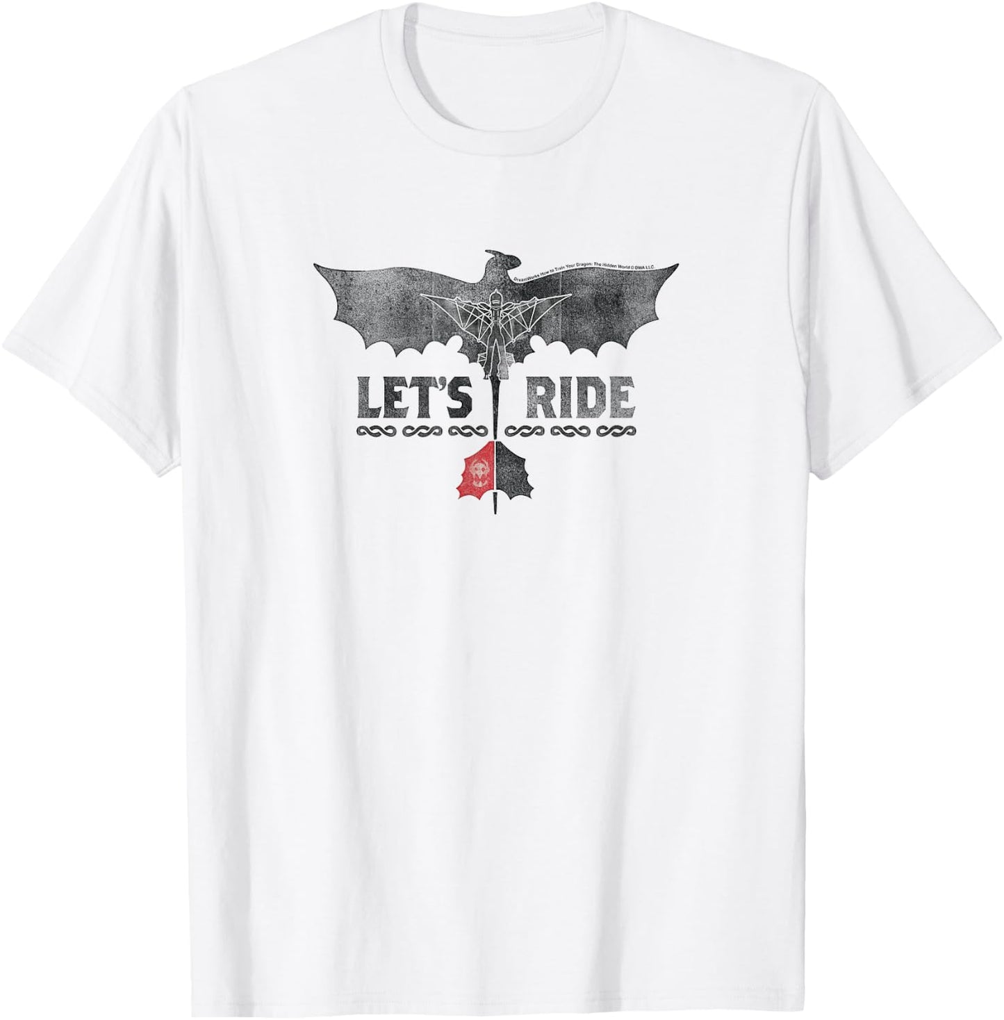 DreamWorks Dragons Let's Ride T-Shirt - T-Shirt | White