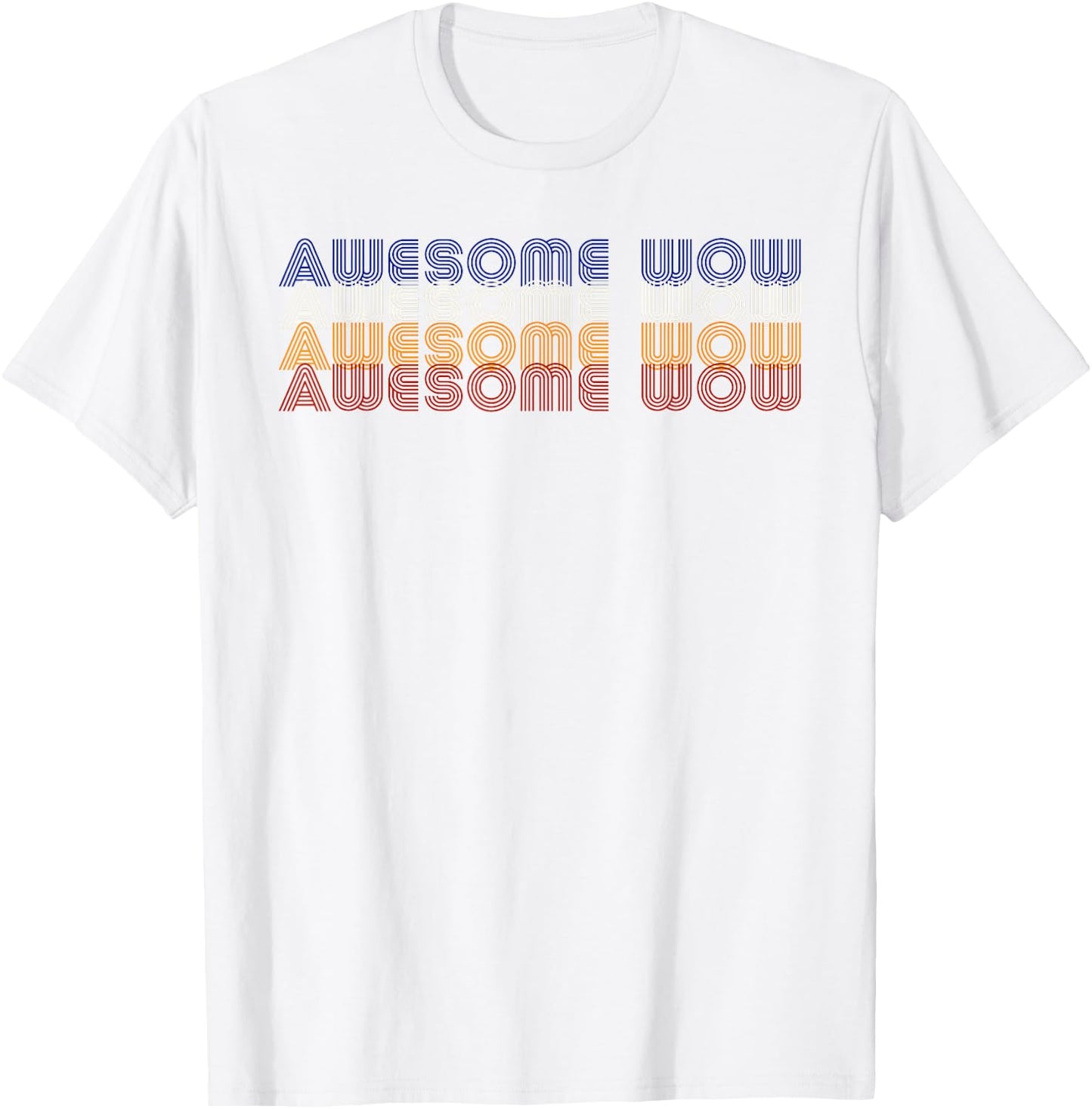 Awesome Vintage Retro Cute Wow Funny King Musical T-Shirt - T-Shirt | White