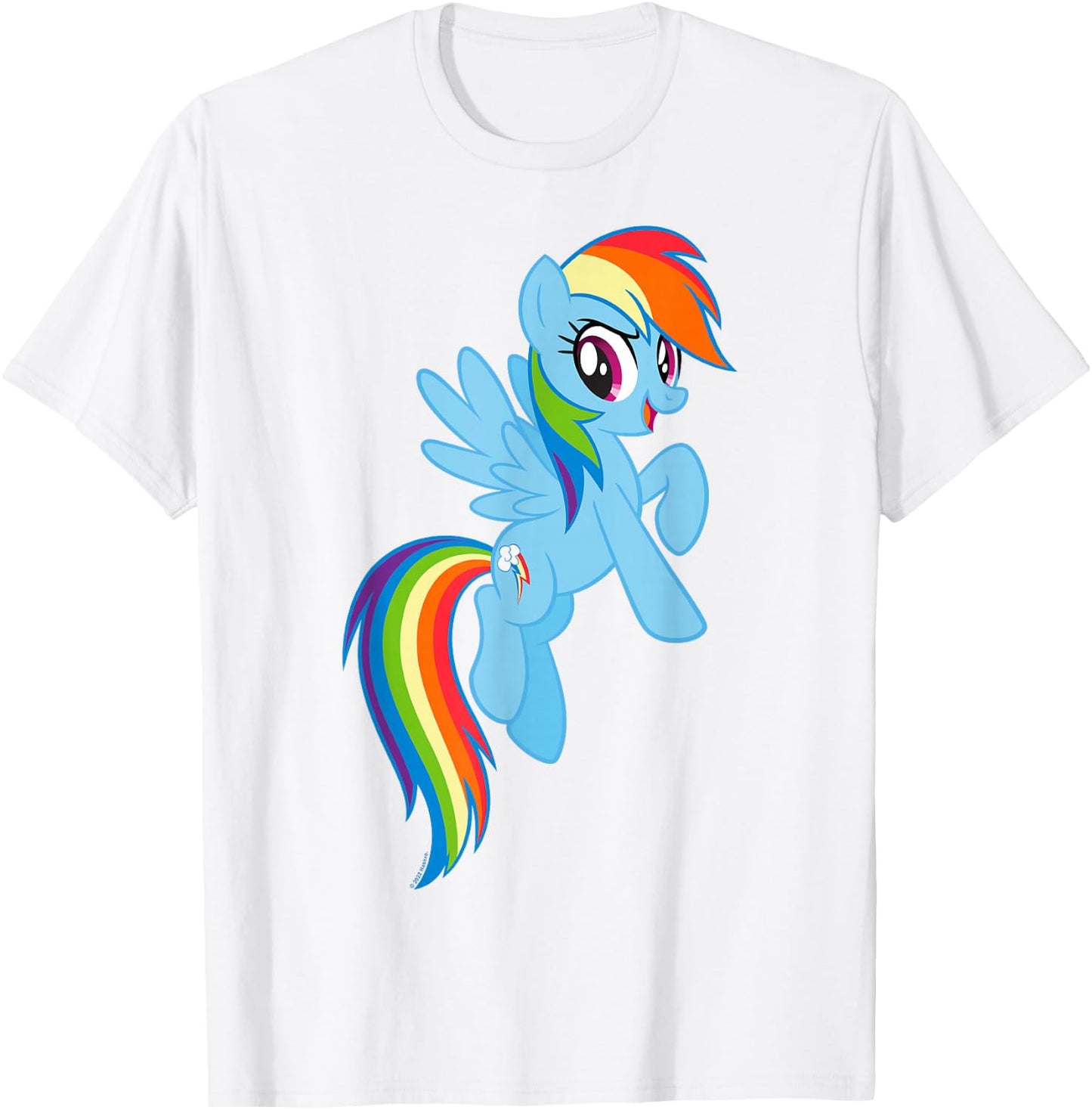 My Little Pony: Friendship is Magic Big Rainbow Dash T-Shirt - T-Shirt | White