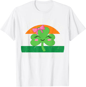 St Patricks Day Little Miss Shenanigans Irish Girls Toddlers T-Shirt - T-Shirt | White