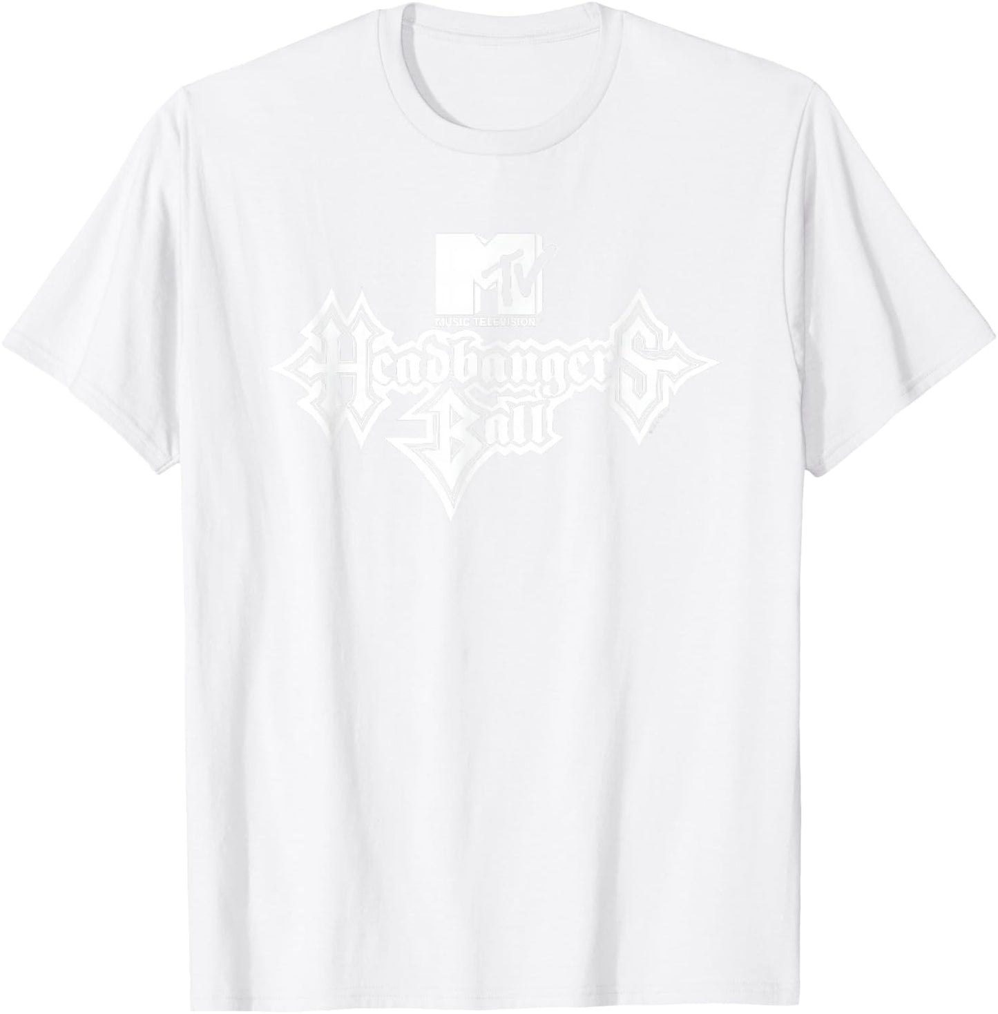 Headbangers Ball Logo T-Shirt - T-Shirt | White