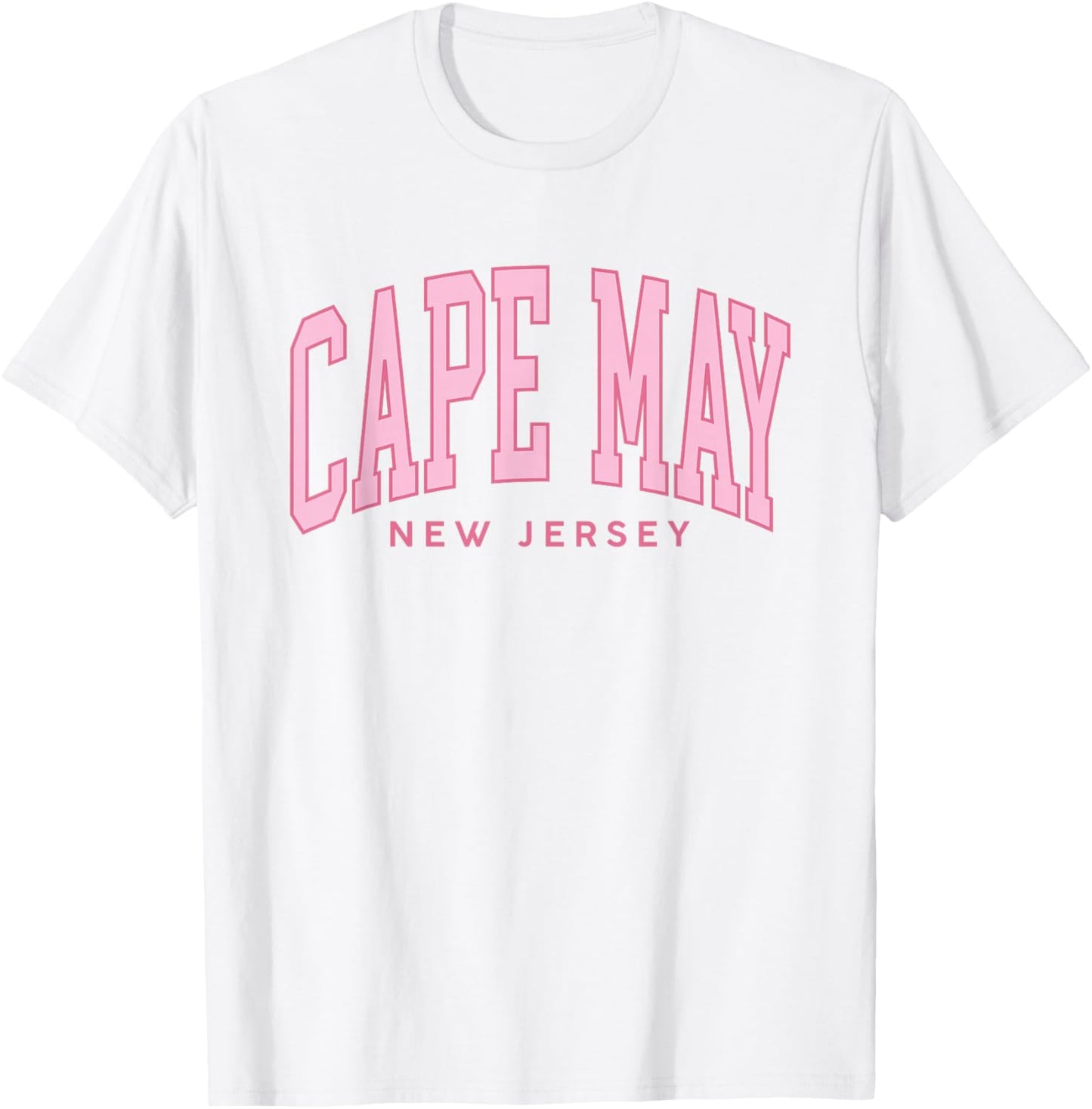 Vintage Cape May NJ retro throwback Beach Preppy girls T-Shirt - T-Shirt | White