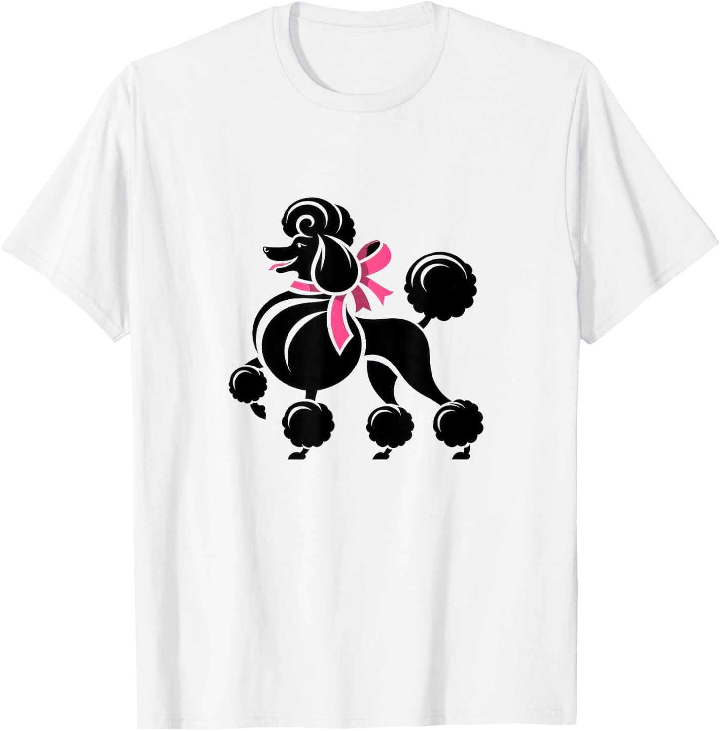 Sock Hop Cutie 50's Costume Big Poodle 1950's Party Cute T-Shirt - T-Shirt | White