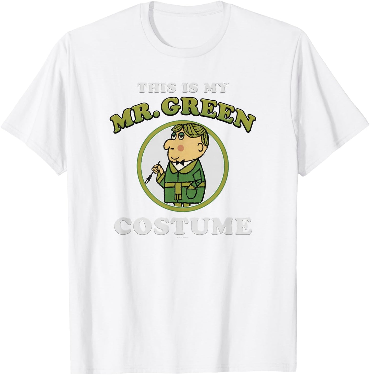 Clue This Is My Mr. Green Costume T-Shirt - T-Shirt | White