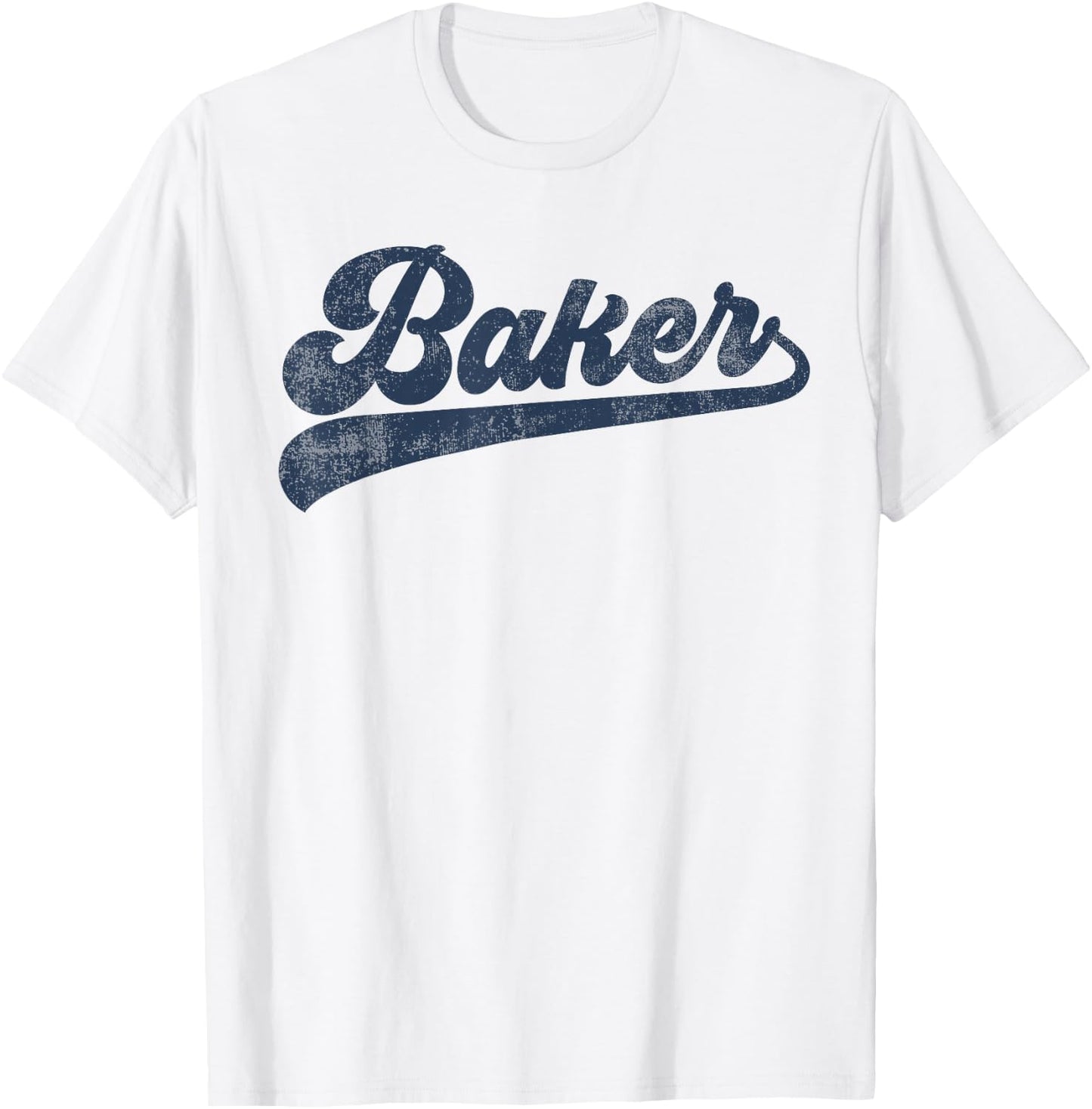 Baker Cute Vintage Graphic Baking T-Shirt - T-Shirt | White