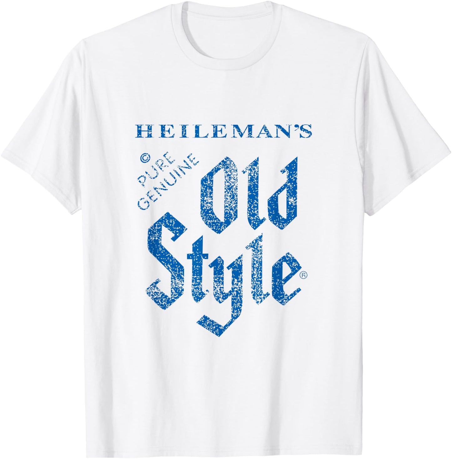 Old Style Beer Vintage Style - Blue T-Shirt - T-Shirt | White