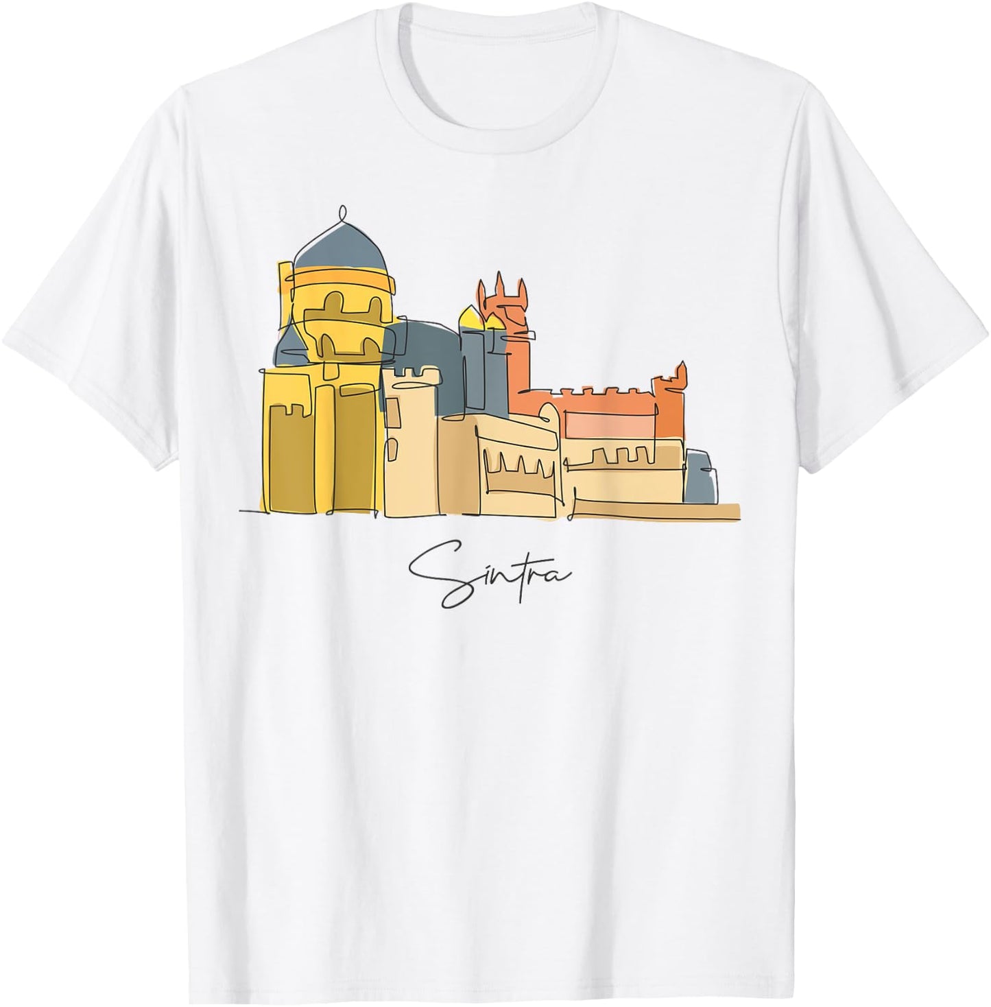 Europe Portugal Lisbon Sintra Portuguese Vacation Souvenir T-Shirt - T-Shirt | White