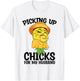 Swinger Funny Picking up Chicks Swinger Women Wife T-Shirt - T-Shirt | White