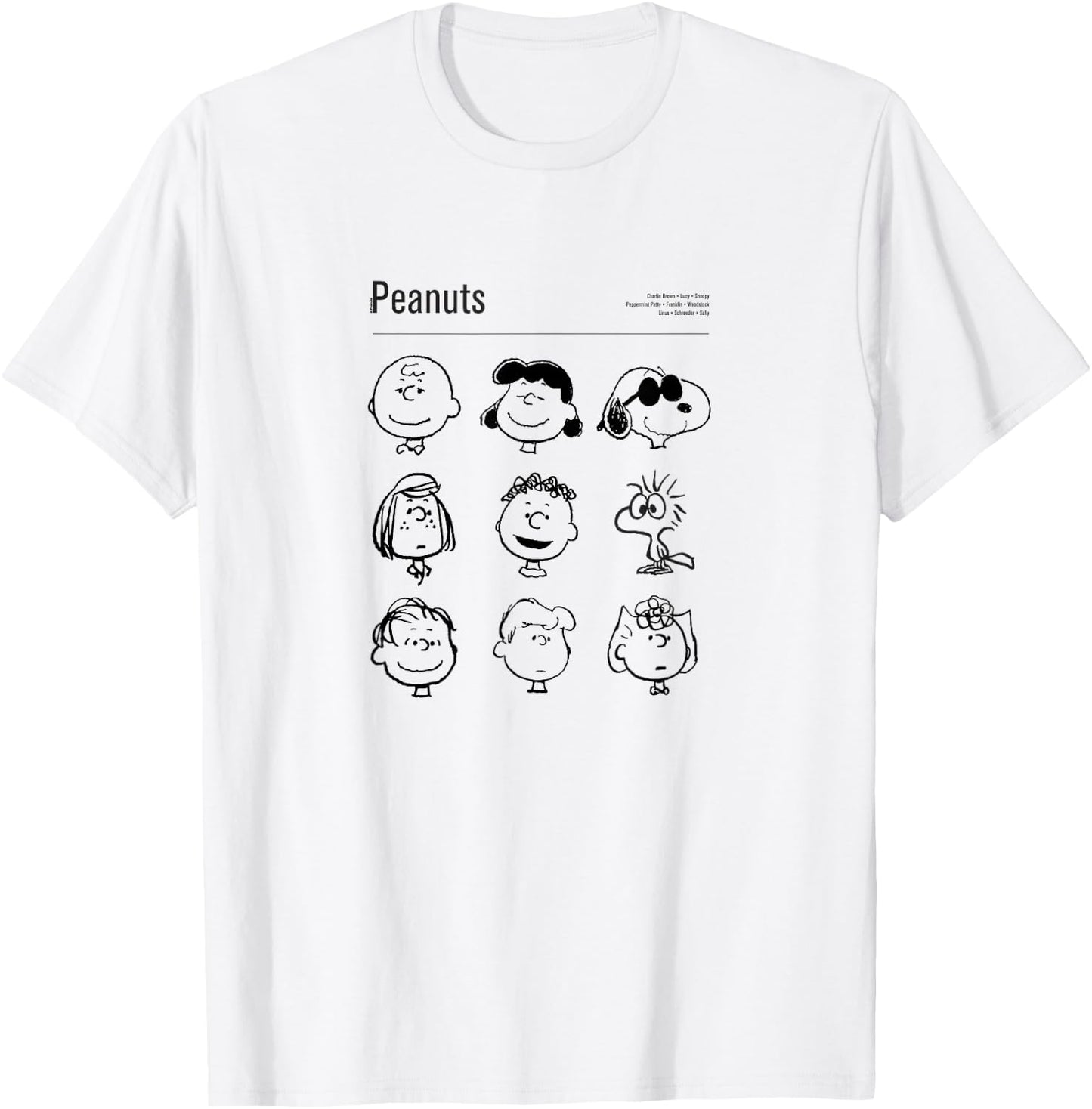 Peanuts - Snoopy & Friends T-Shirt - T-Shirt | White
