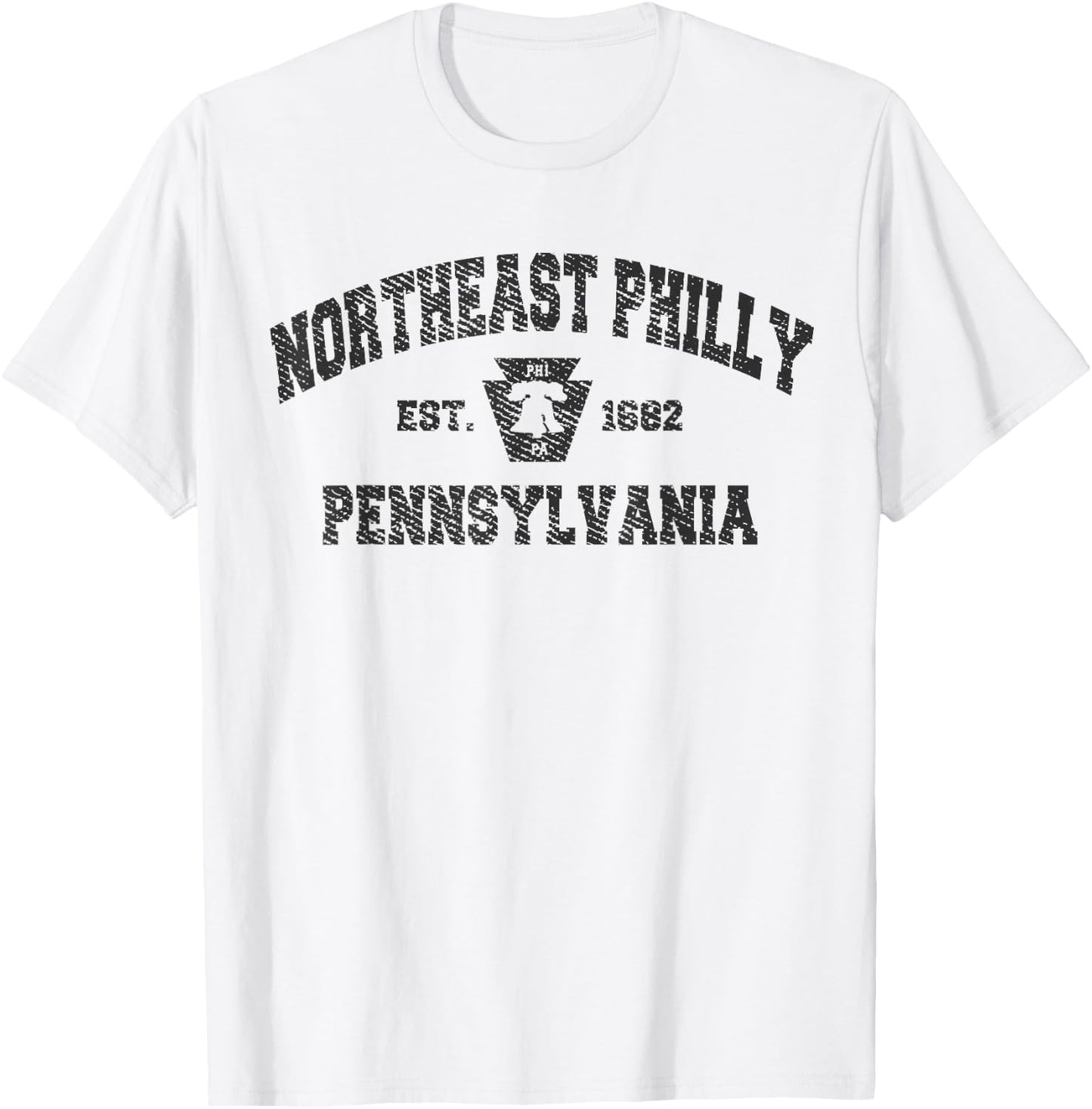 Vintage NORTHEAST PHILLY PENNSYLVANIA 1854 Philadelphia PA T-Shirt - T-Shirt | White