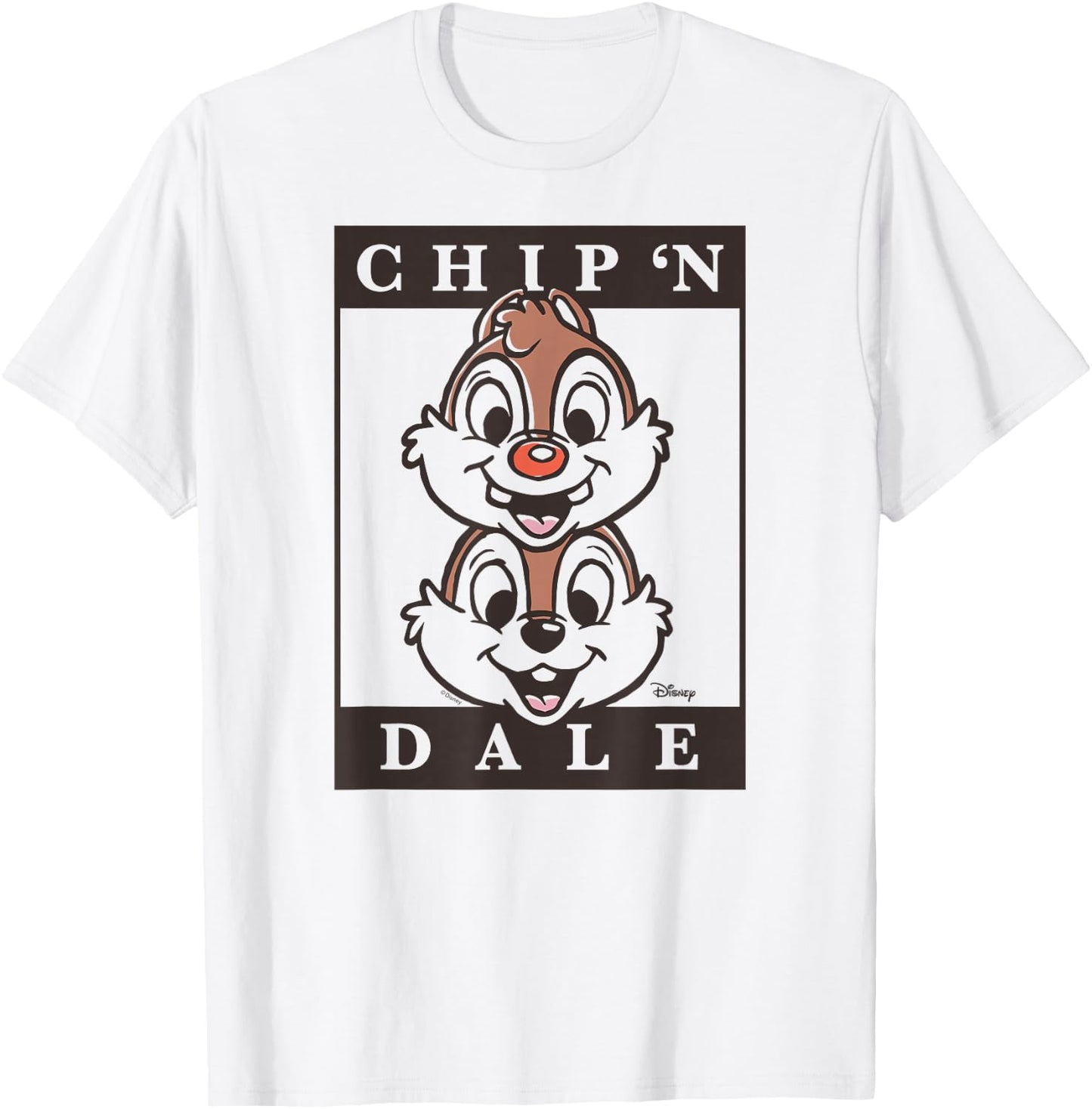 Chip 'N Dale Rescue Rangers - Type Block T-Shirt - T-Shirt | White