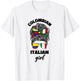 Half Italian And Colombian Colombia Italy Flag Girl Women T-Shirt - T-Shirt | White