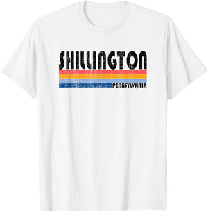 Vintage 70s 80s Style Shillington, PA T-Shirt - T-Shirt | White
