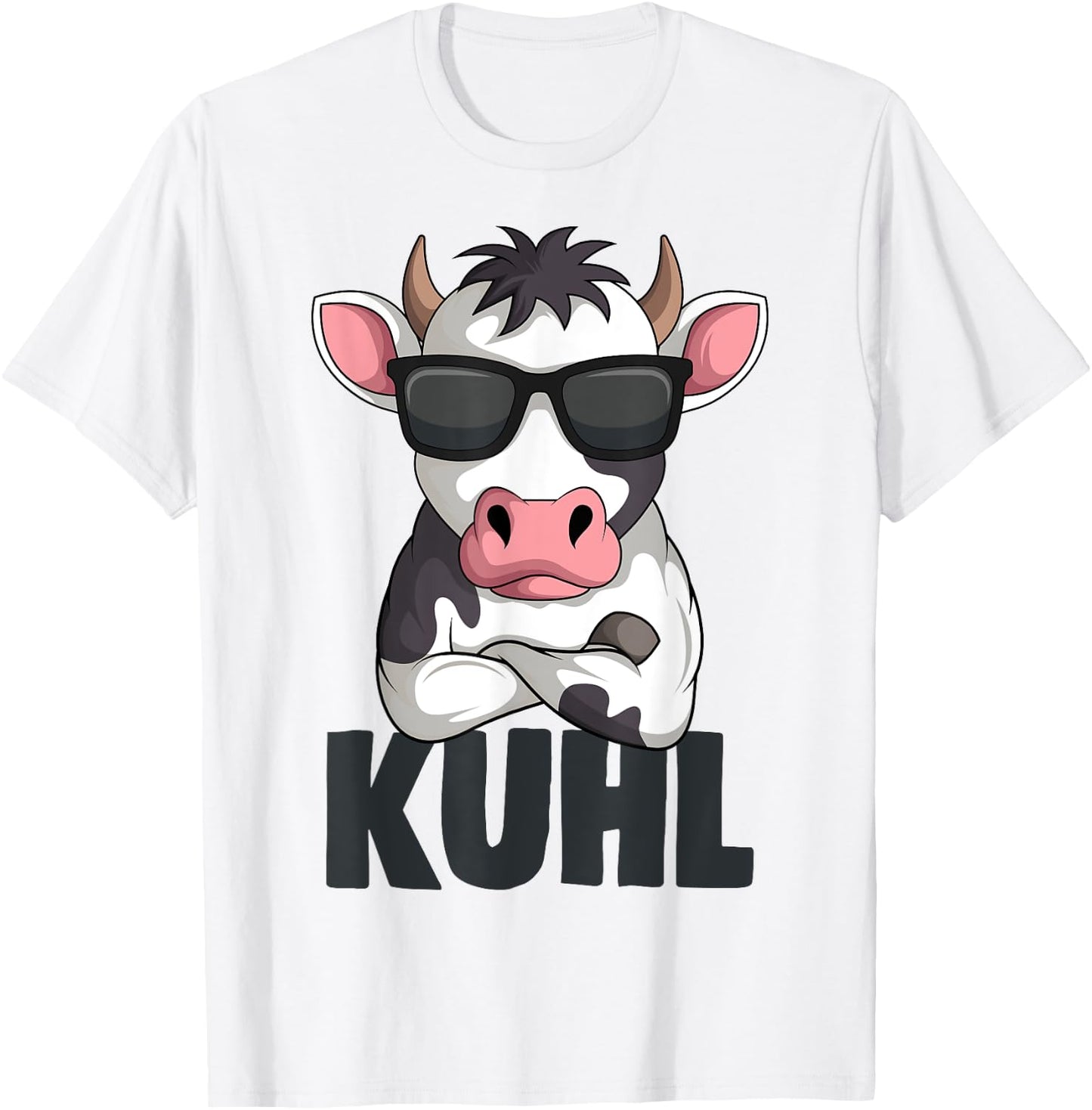 Cow Kuhl Farmers Cows Farmer Children Boys Girls T-Shirt - T-Shirt | White