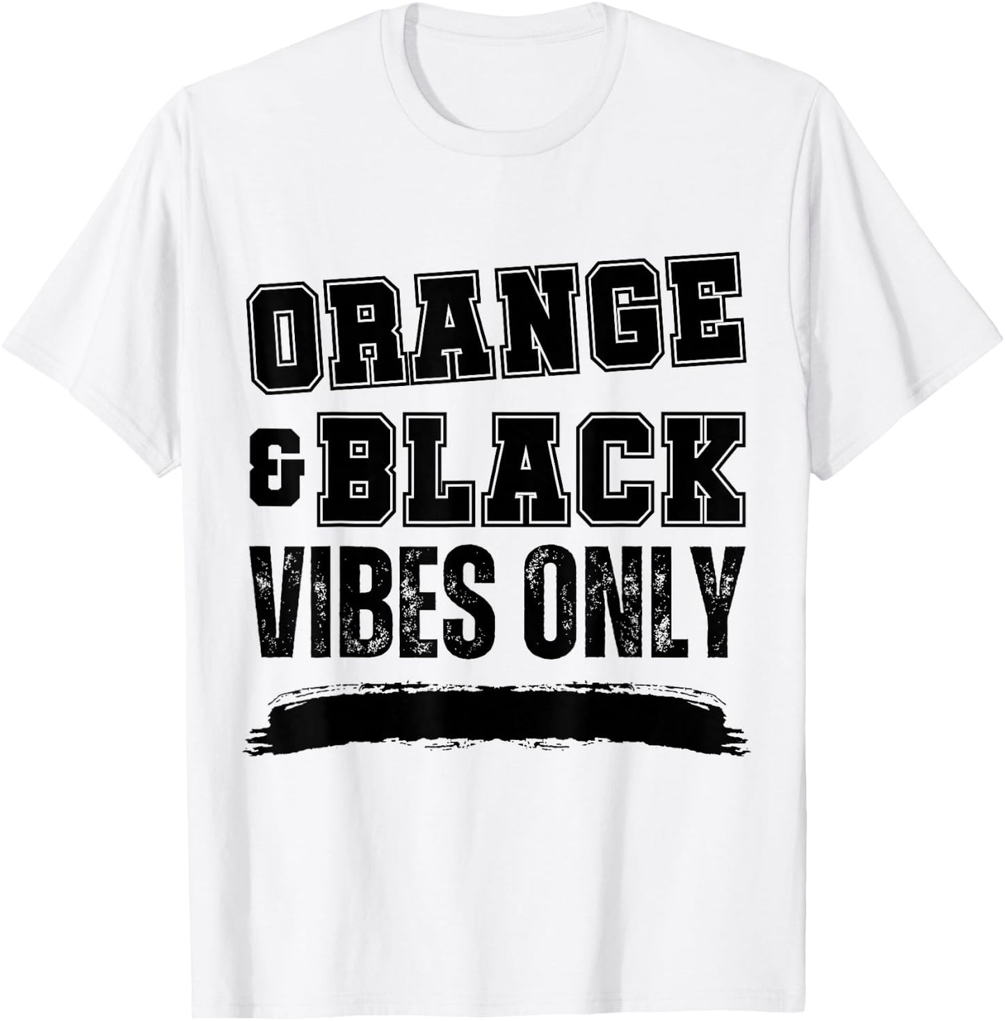 Orange and Black Game Day, Orange Game Day T-Shirt - T-Shirt | White
