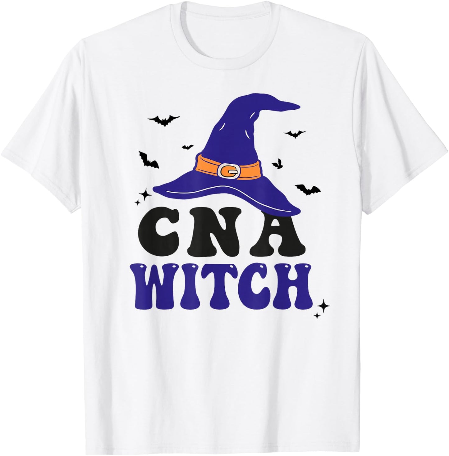 CNA Certified Nursing Assistant Witch Halloween Matching T-Shirt - T-Shirt | White