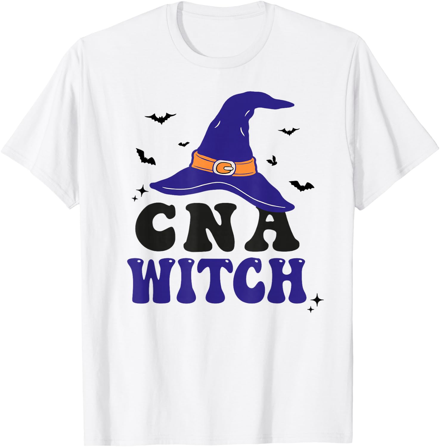 CNA Certified Nursing Assistant Witch Halloween Matching T-Shirt - T-Shirt | White