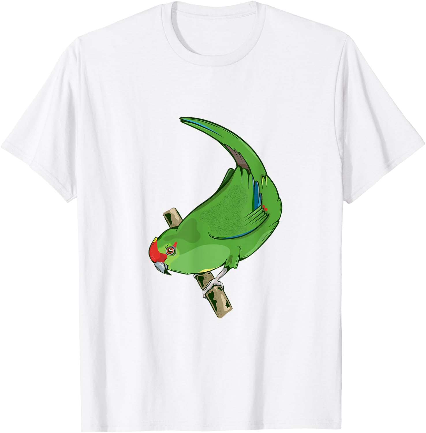 Red-crowned parakeet Kakariki T-Shirt - T-Shirt | White