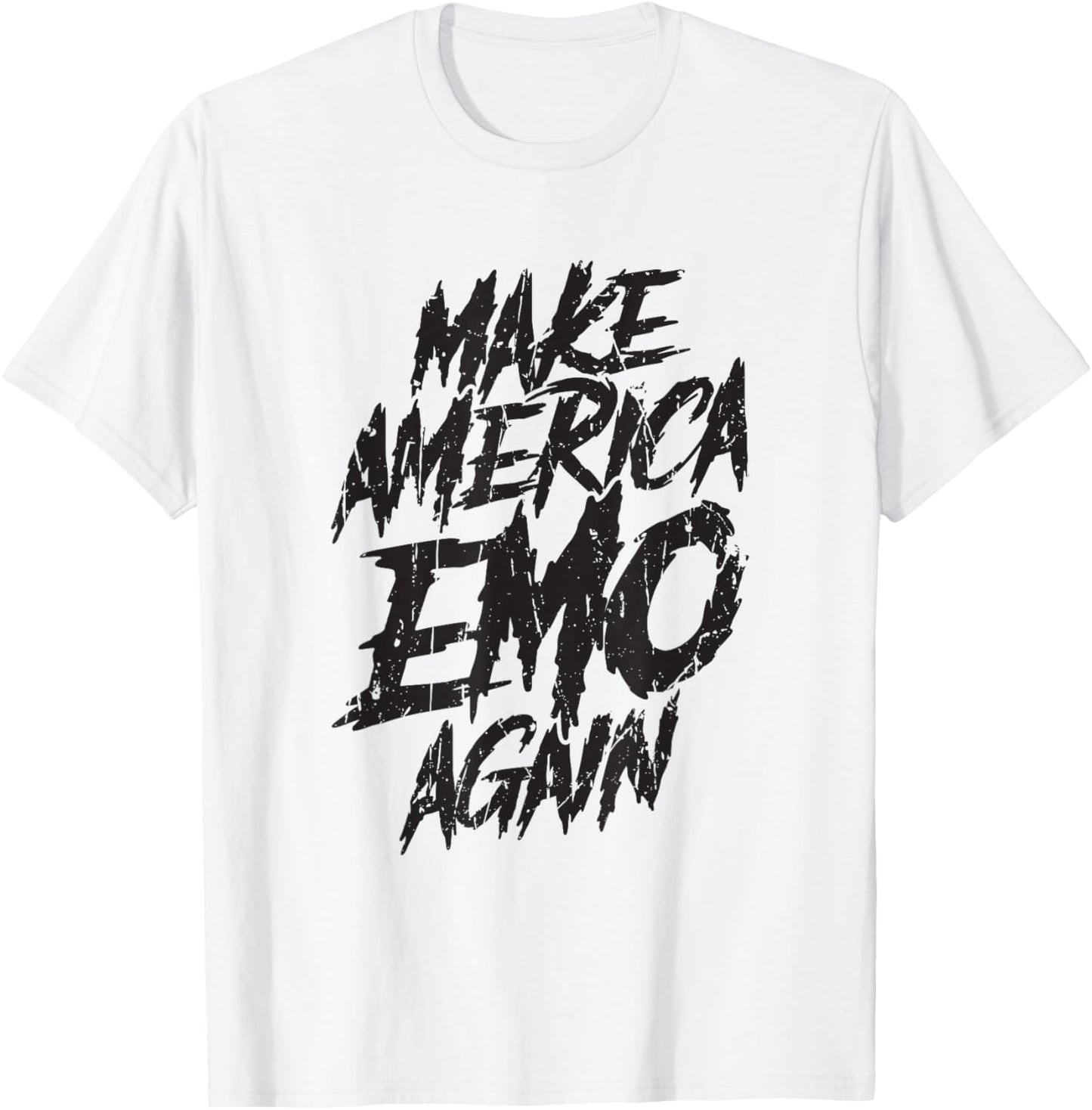 Make America Emo Again - Emo Culture T-Shirt - T-Shirt | White