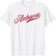 Alabama Varsity Script Classic Sports Jersey Style T-Shirt - T-Shirt | White