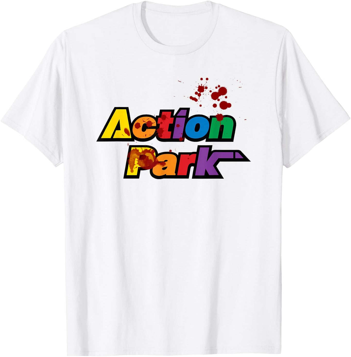 Action Park Logo (Bloody) T-Shirt - T-Shirt | White