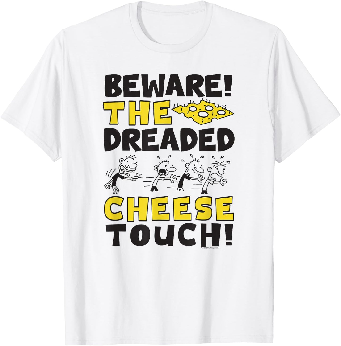 Diary of a Wimpy Kid Beware of The Cheese Touch Small T-Shirt - T-Shirt | White