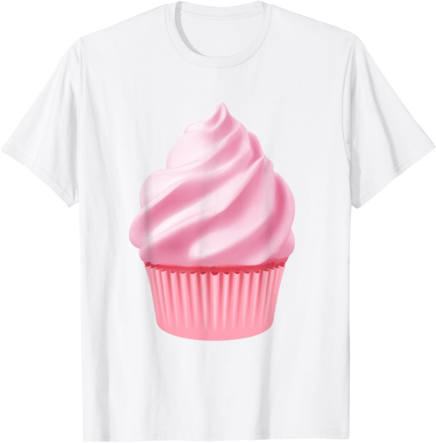 Cupcake Love Design T-Shirt - T-Shirt | White