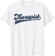 Therapist Cute Vintage Graphic T-Shirt - T-Shirt | White