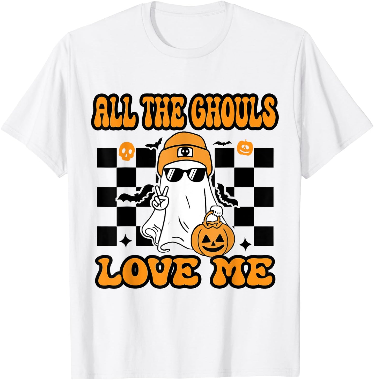 All The Ghouls Love Me Halloween Costume Toddler Boy baby T-Shirt - T-Shirt | White