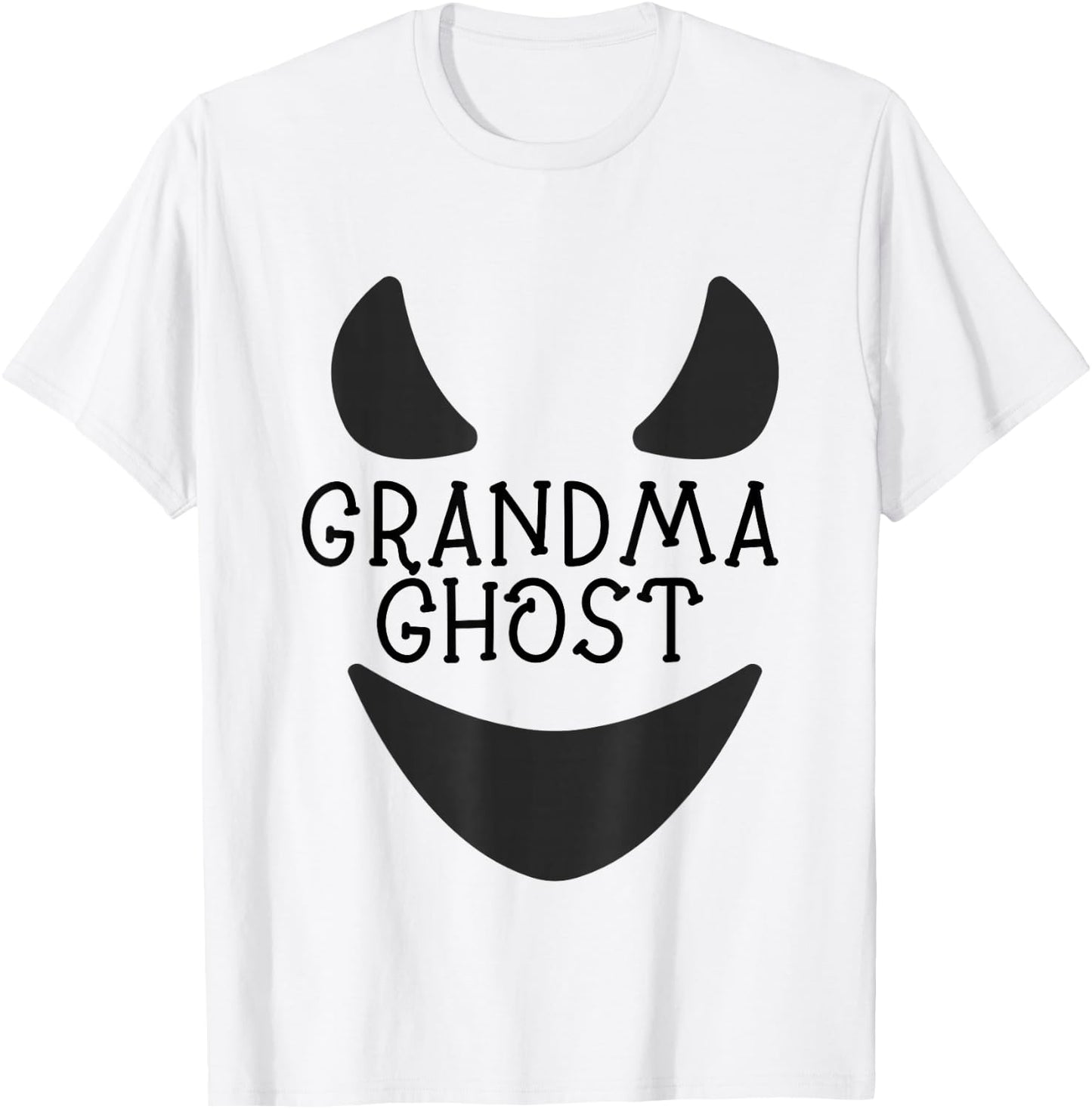 Grandma Ghost Matching Family Halloween Costume T-Shirt - T-Shirt | White