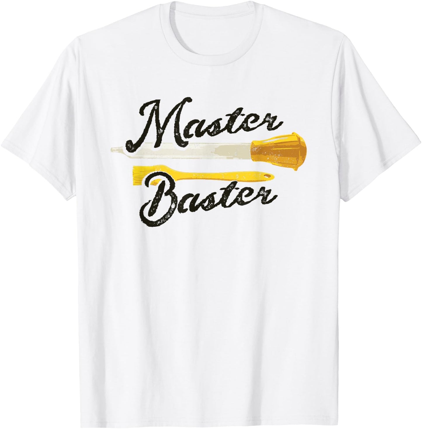 Master Baster, Funny Chef Thanksgiving T-Shirt - T-Shirt | White