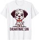 Dalmatinac San Dalmatian Dog Croatian Pride Croatia T-Shirt - T-Shirt | White