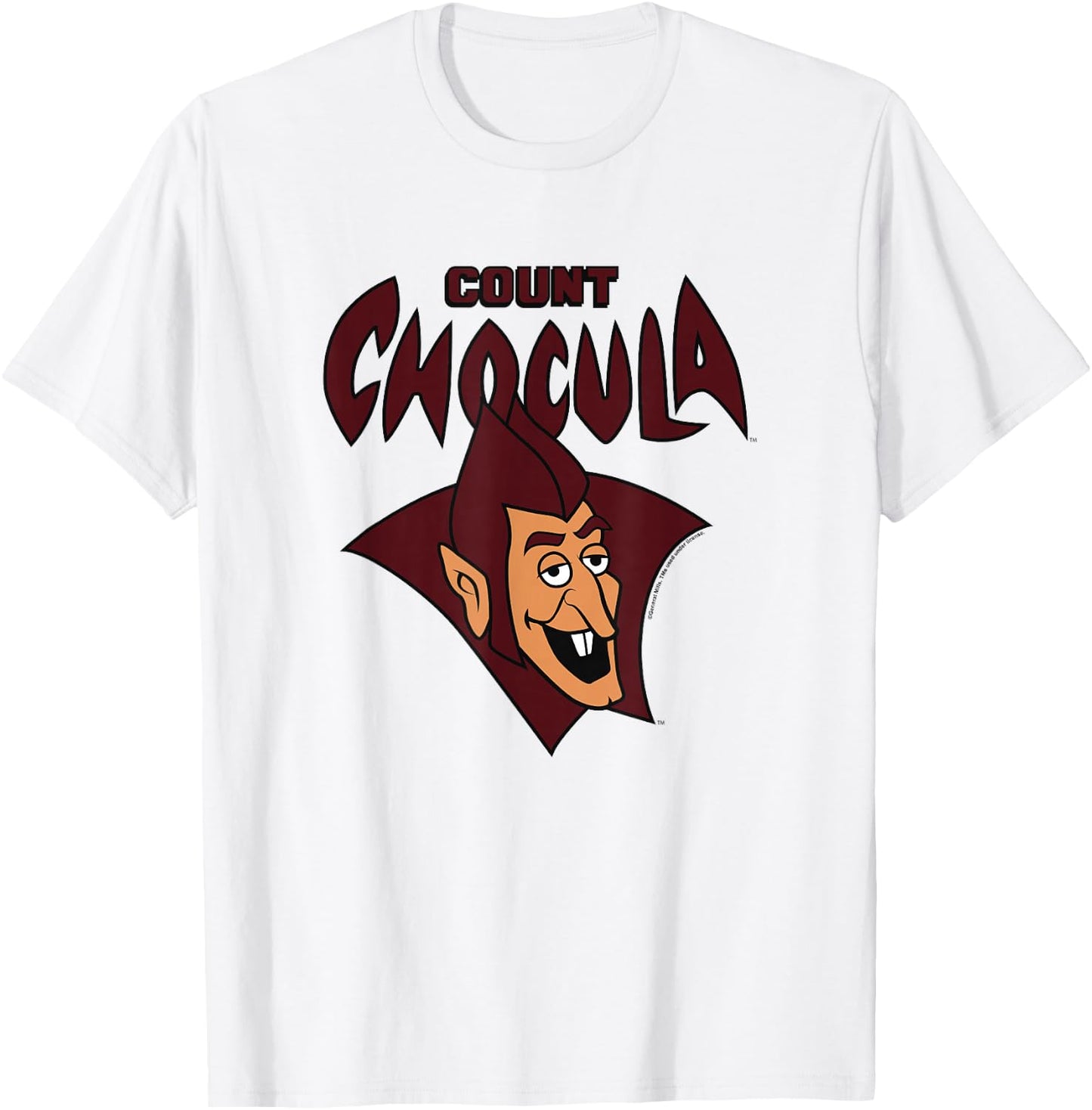 Count Chocula Spooky Vintage Big Face Epic Chest Portrait T-Shirt - T-Shirt | White