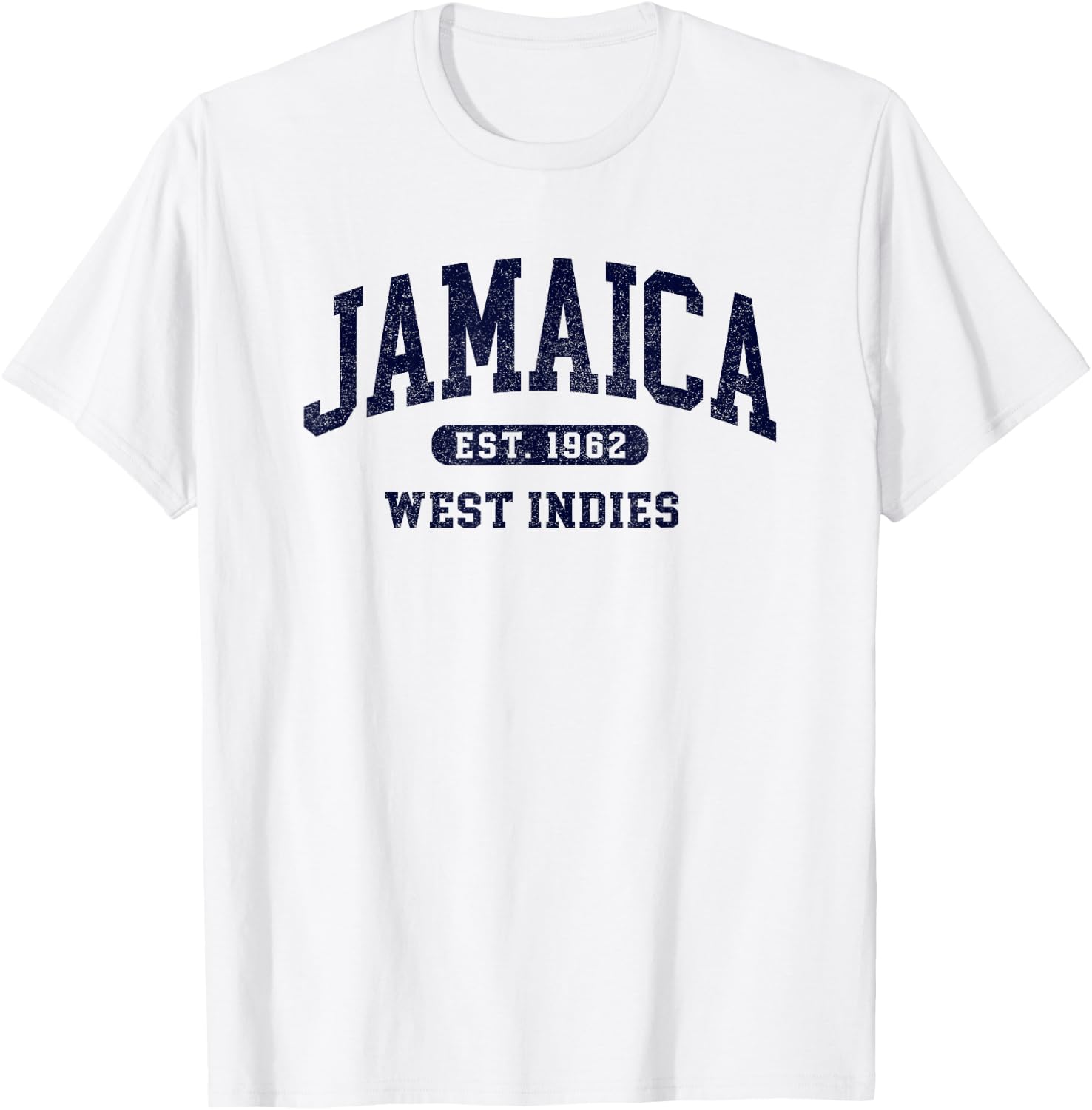 Retro Jamaica Est 1962 Vintage Jamaican T-Shirt - T-Shirt | White