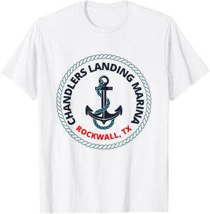 Lake Ray Hubbard- Chandlers Landing Marina- Rockwall, TX T-Shirt - T-Shirt | White