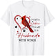 Cardinal I'm Not A Widow, I'm A Wife To A Husband With Wings T-Shirt - T-Shirt | White