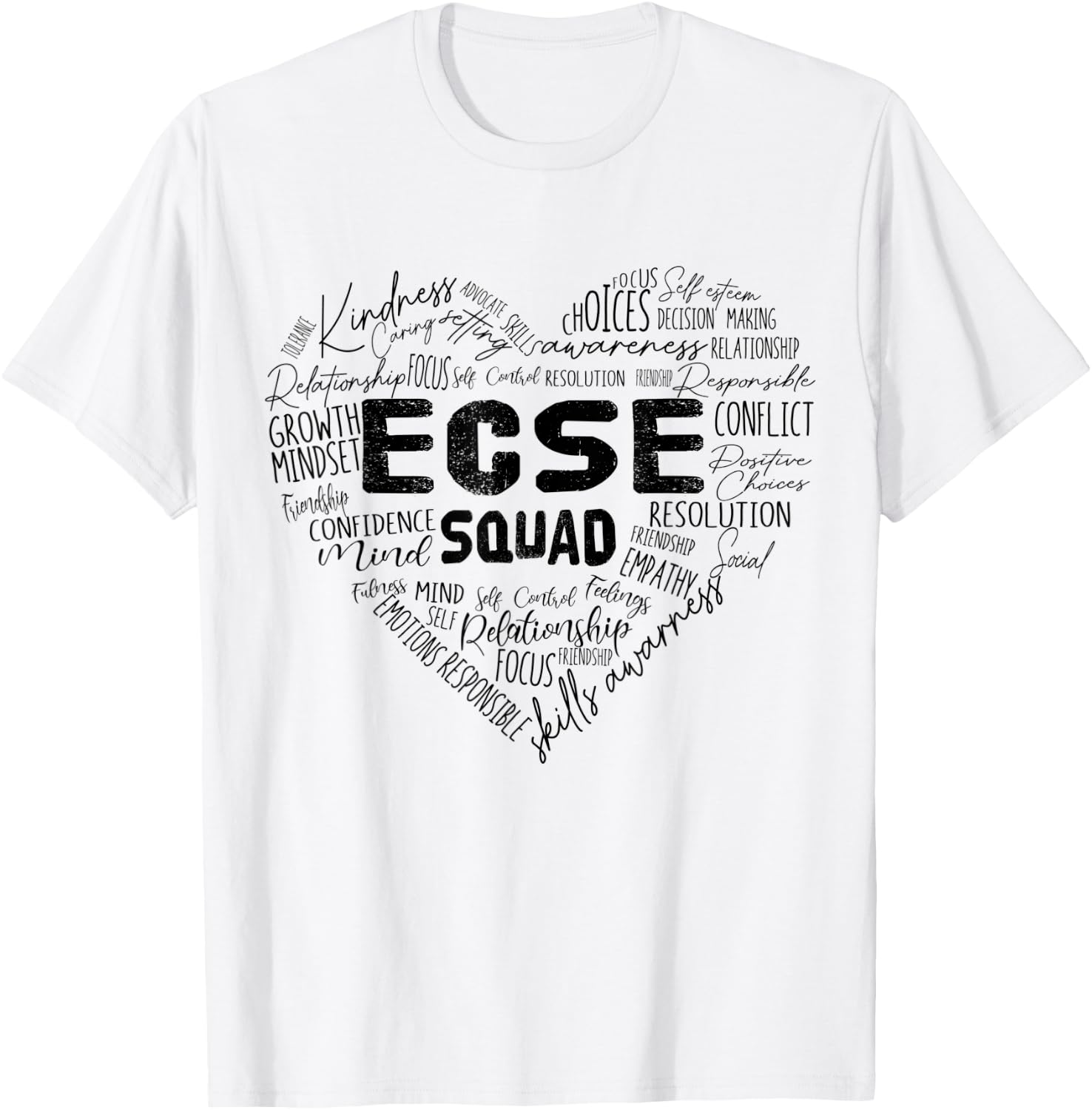Early Childhood Special Education SPED ECSE Squad School T-Shirt - T-Shirt | White