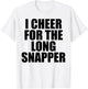 I Cheer For The Long Snapper T-Shirt - T-Shirt | White