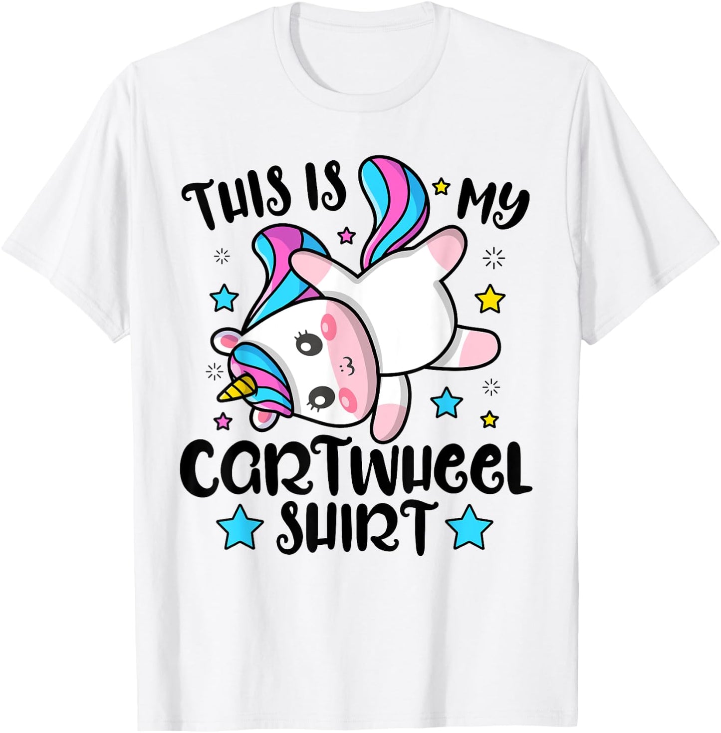 Gymnast This Is My Cartwheel Gymnastics Girls Boys Sports T-Shirt - T-Shirt | White