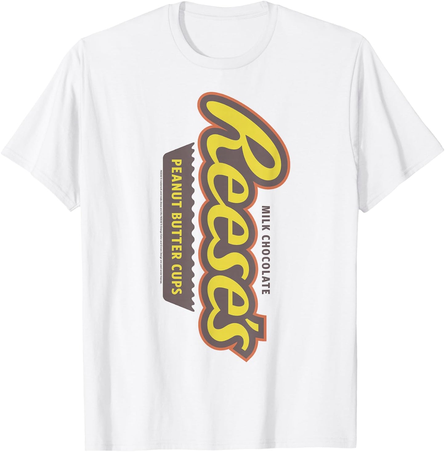 Reese's Sideways Logo Design T-Shirt - T-Shirt | White