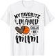 Basketball My Favorite Player Calls Me Mimi Heart Grandma T-Shirt - T-Shirt | White