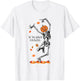 Skeleton Tis The Season For Pilates Meditation Halloween T-Shirt - T-Shirt | White