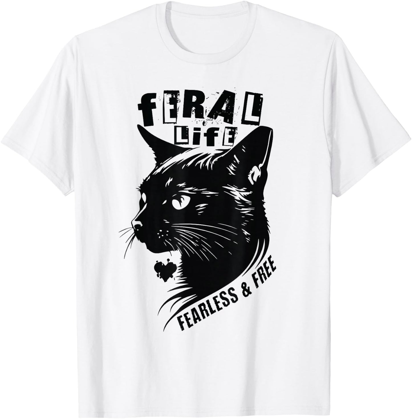 Feral Cats Cat Rescue Cute Foster Mom Kittens Adopt Cats TNR T-Shirt - T-Shirt | White