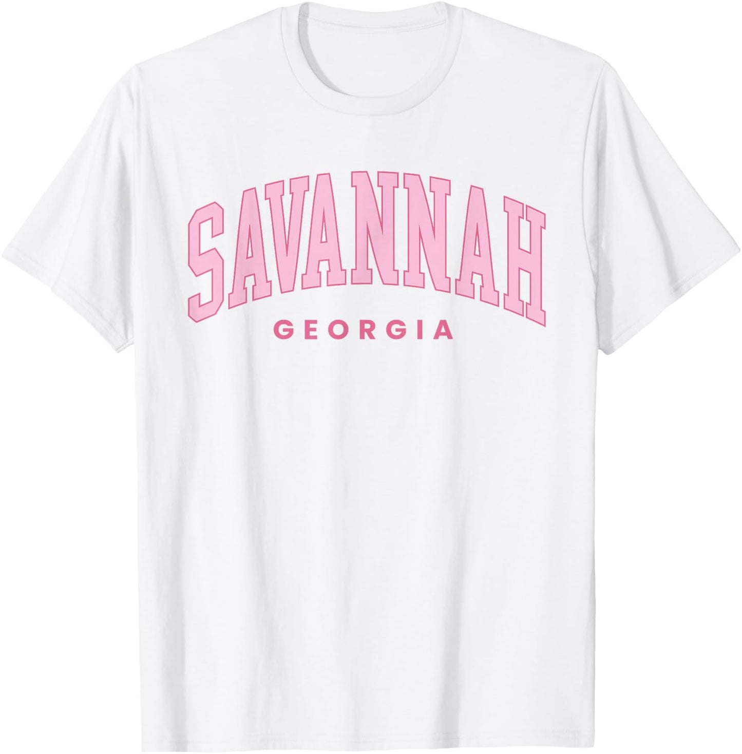 Savannah Georgia Vintage Preppy Throwback Vacation Souvenir T-Shirt - T-Shirt | White
