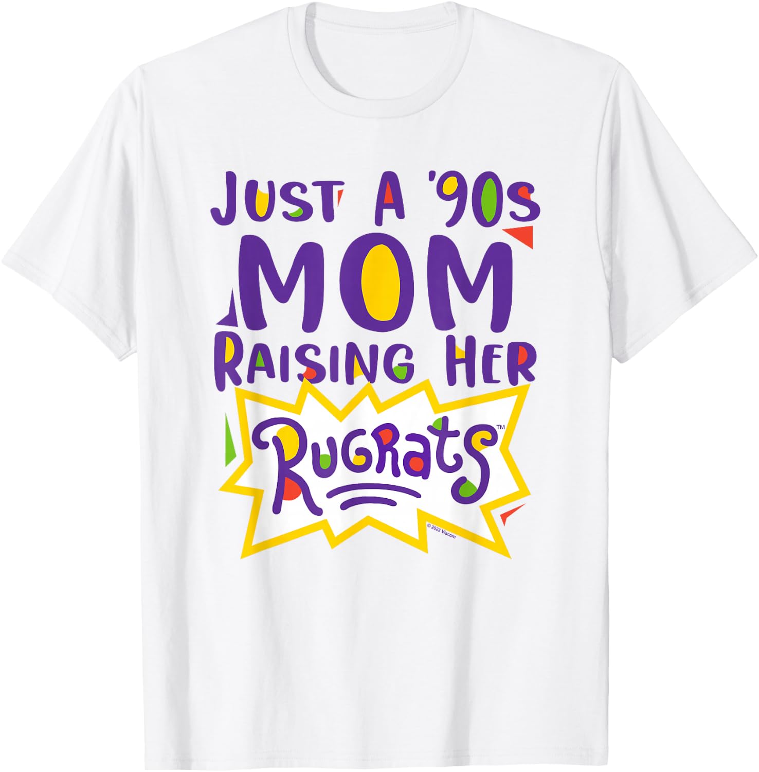 Rugrats Mother's Day Just a 90's Mom T-Shirt - T-Shirt | White