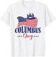 Columbus Day Graphic Design Men Kids T-Shirt - T-Shirt | White