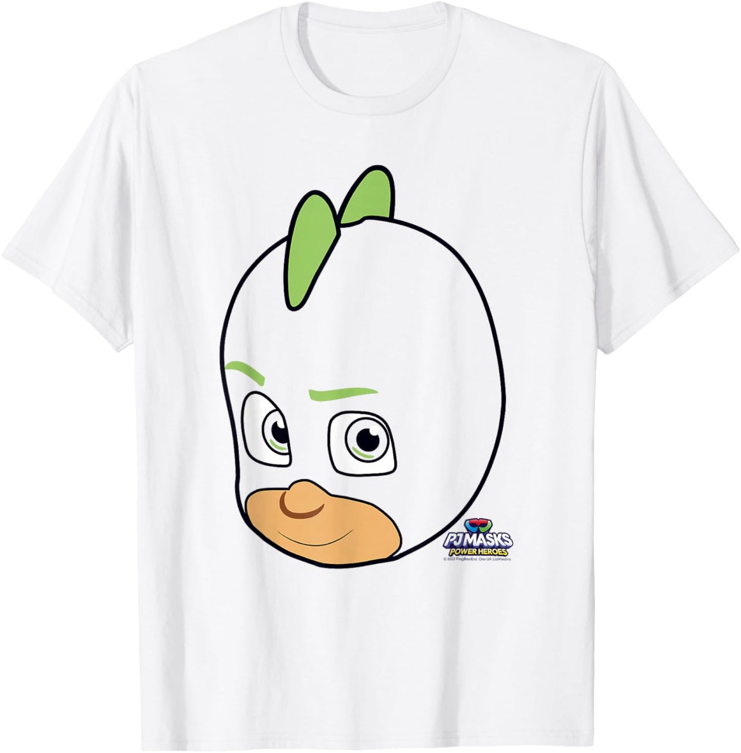 PJ Masks Gekko Big Face Power Hero Portrait T-Shirt - T-Shirt | White