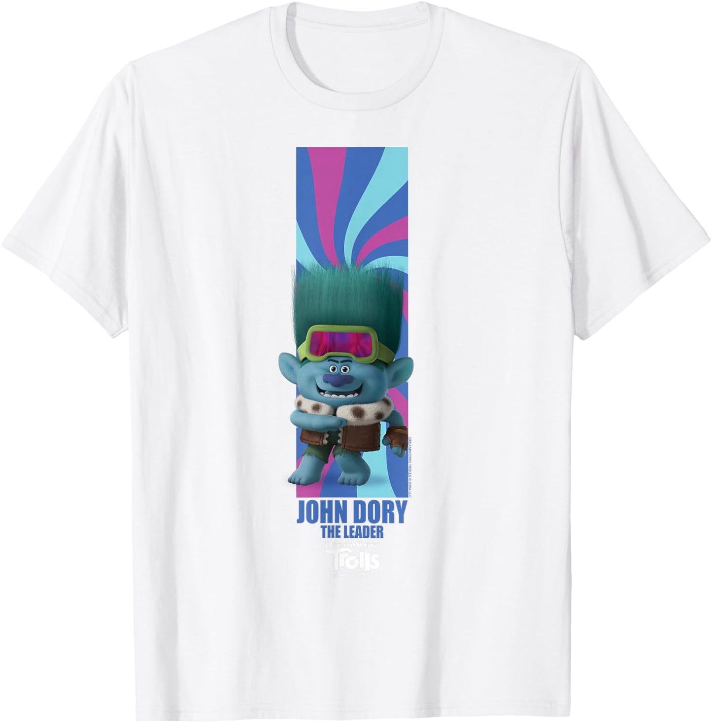 DreamWorks Trolls Band Together BroZone John Dory T-Shirt - T-Shirt | White