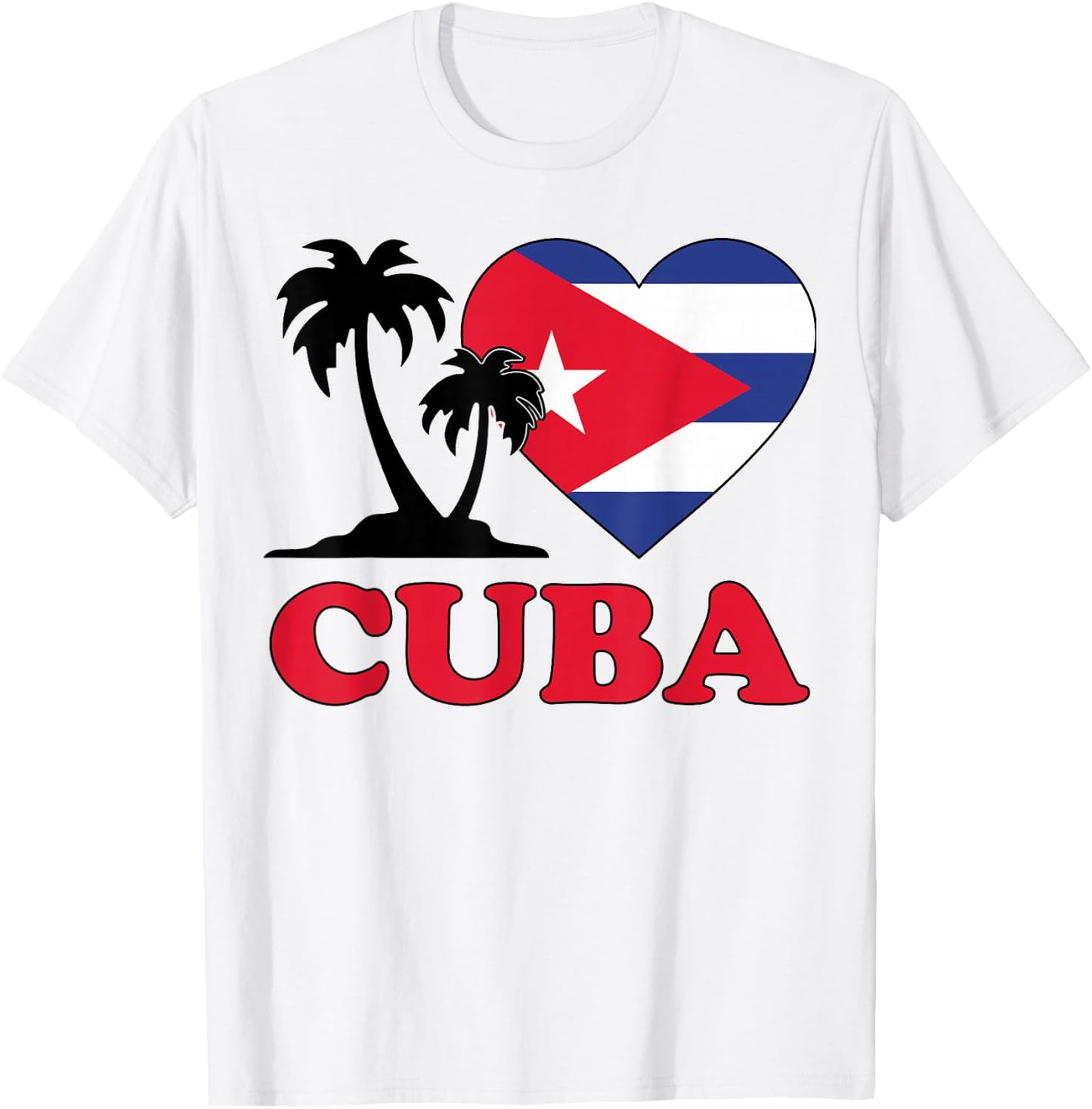 I Love Cuba Cuban Flag Hispanic Heritage Month Kids Toddler T-Shirt - T-Shirt | White